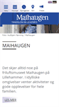 Mobile Screenshot of maihaugen.no